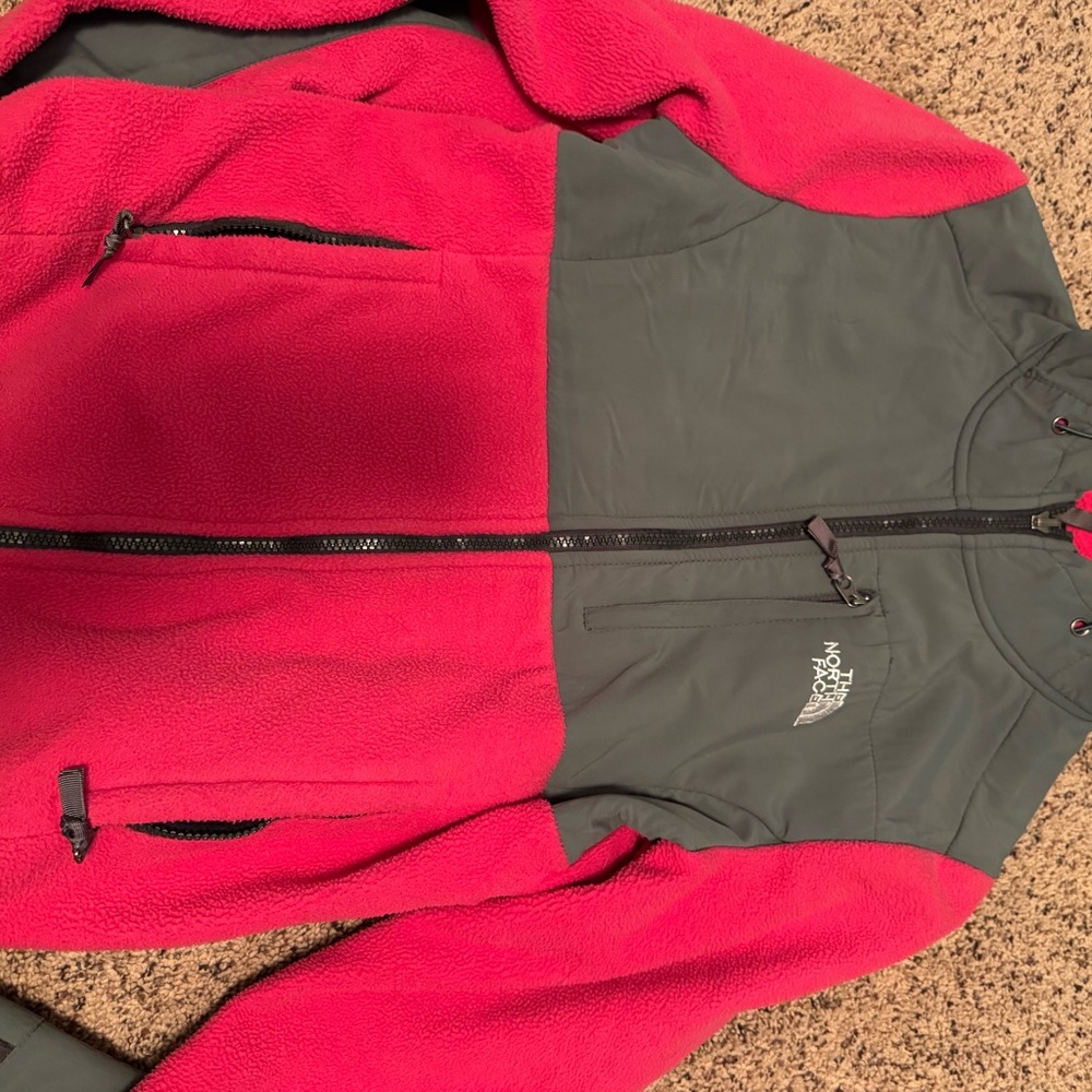 The North Face Kids Puffer Jacket in Red and Gray